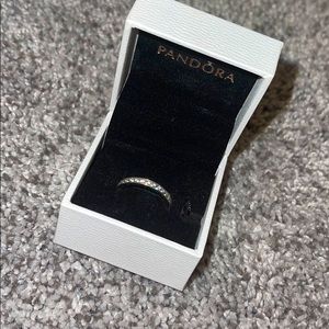 Pandora ring, silver.